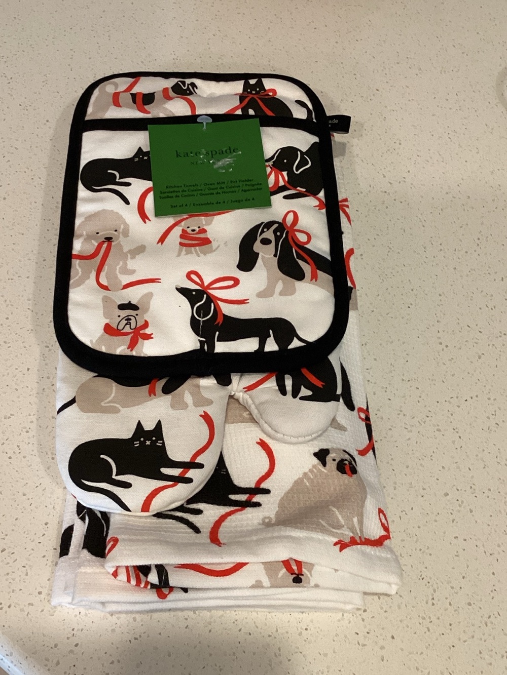 Kate Spade Holiday Kitchen Towel Set